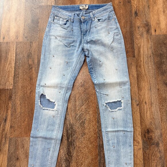 Indigo Rein Ankle Junior Size 3 Gems Jeans - Picture 1 of 10